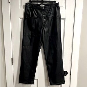 Pistola Black Leather Pants